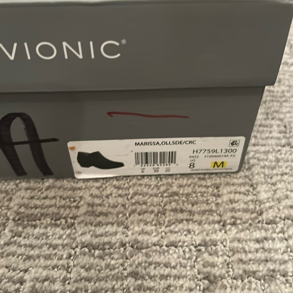 Vionic Water Repellent Suede Ankle Boots Marissa Charcoal 8 - Picture 4 of 7